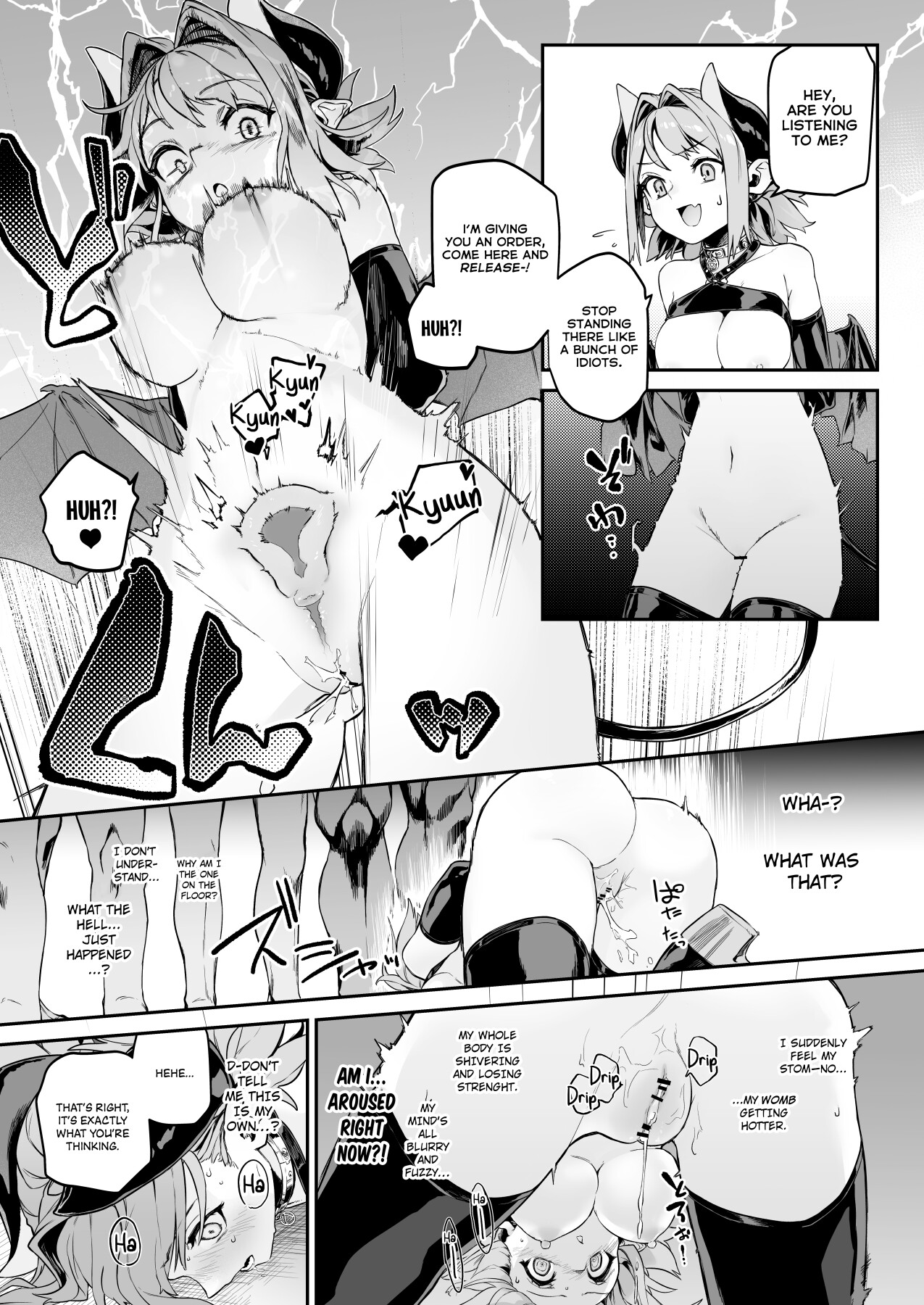 Hentai Manga Comic-Charming plan! - the succubus brat won't lose to a dick!(?)--Read-6